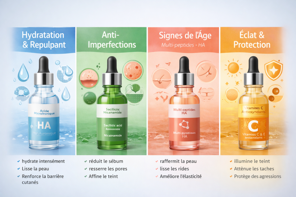 Quel sérum choisir selon votre problématique de peau ?