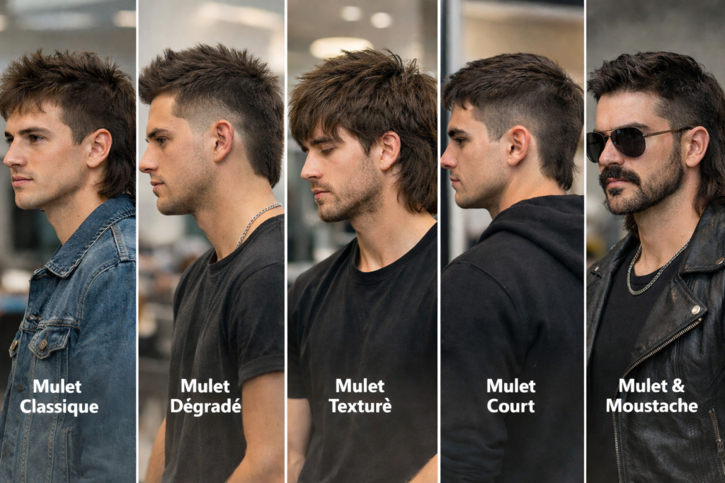 Les différentes versions modernes de la coupe mulet