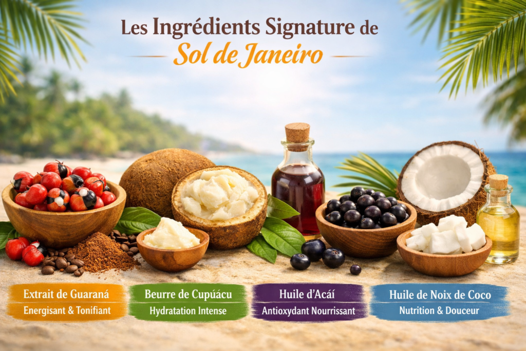 Les ingrédients signature de Sol de Janeiro