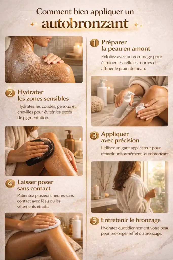 Comment bien appliquer un autobronzant ?