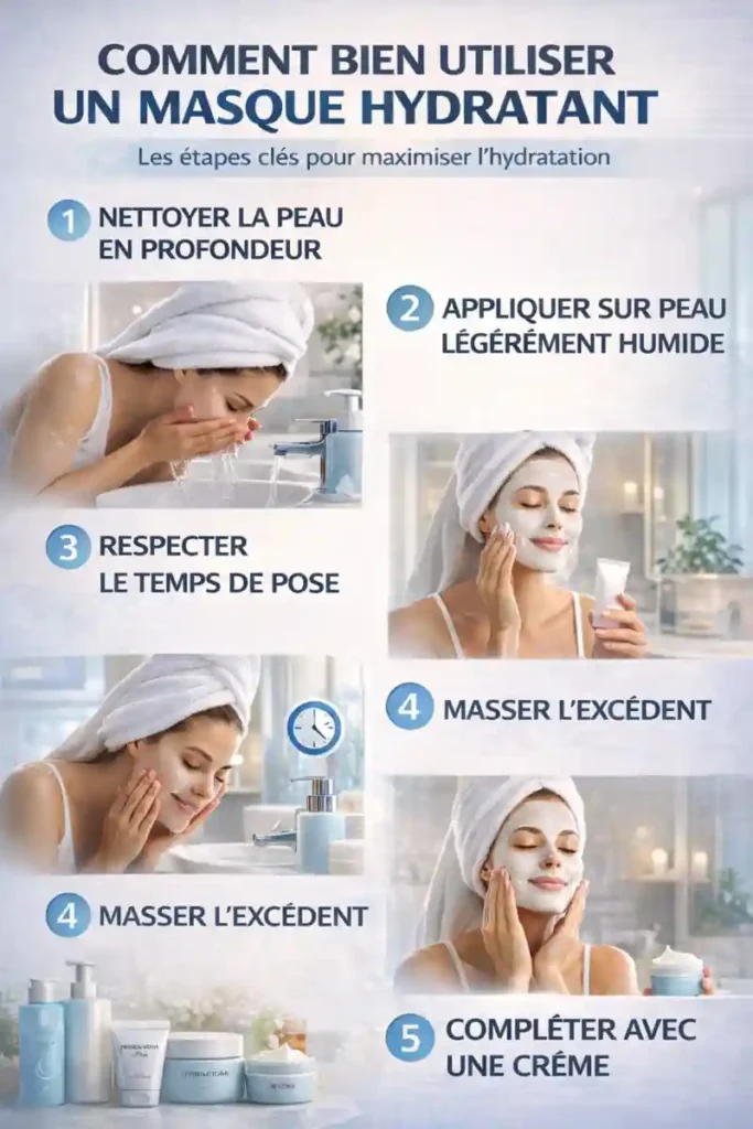 Comment bien utiliser un masque hydratant ?
