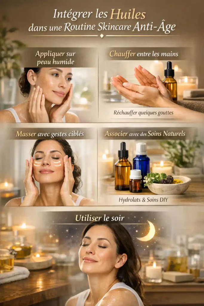Comment intégrer les huiles dans une routine skincare anti-âge ?