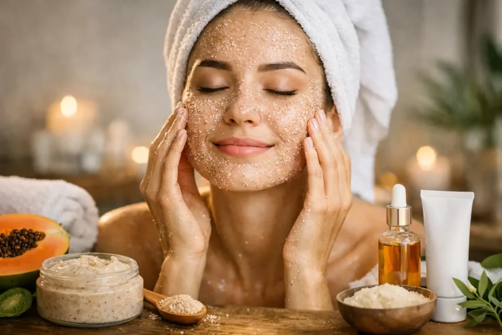 Gommage visage : comment exfolier sa peau efficacement sans l’agresser ? Gommage visage : comment exfolier sa peau efficacement sans l’agresser ?