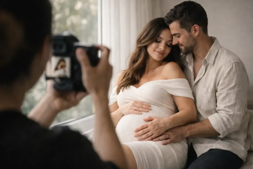 Photographie de grossesse en couple : sublimer un moment intime et authentique photographie grossesse couple