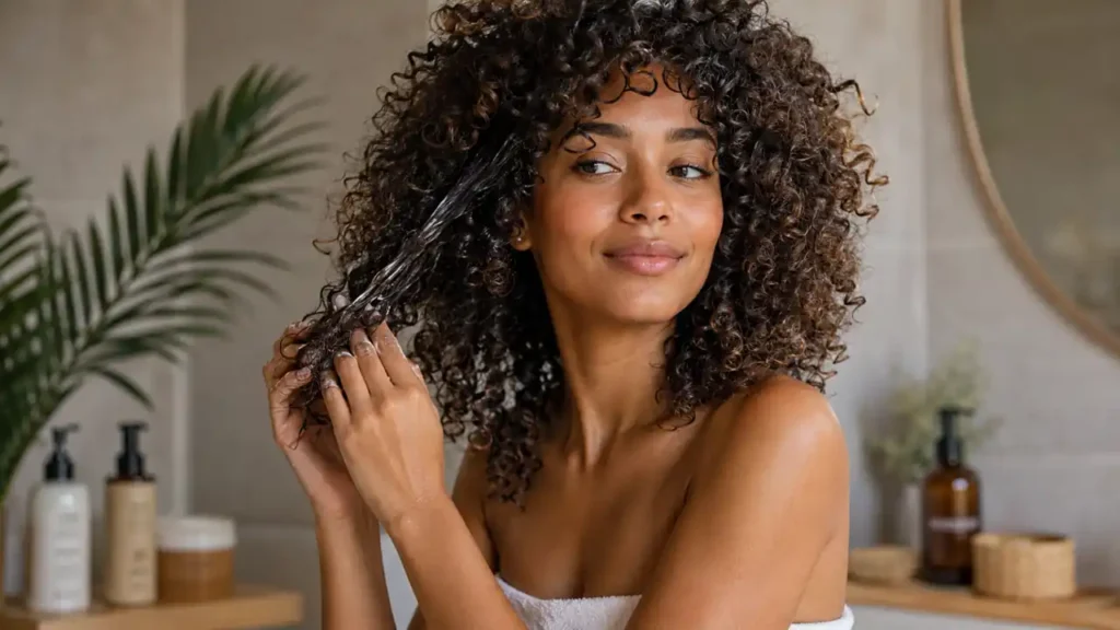 cheveux frisés