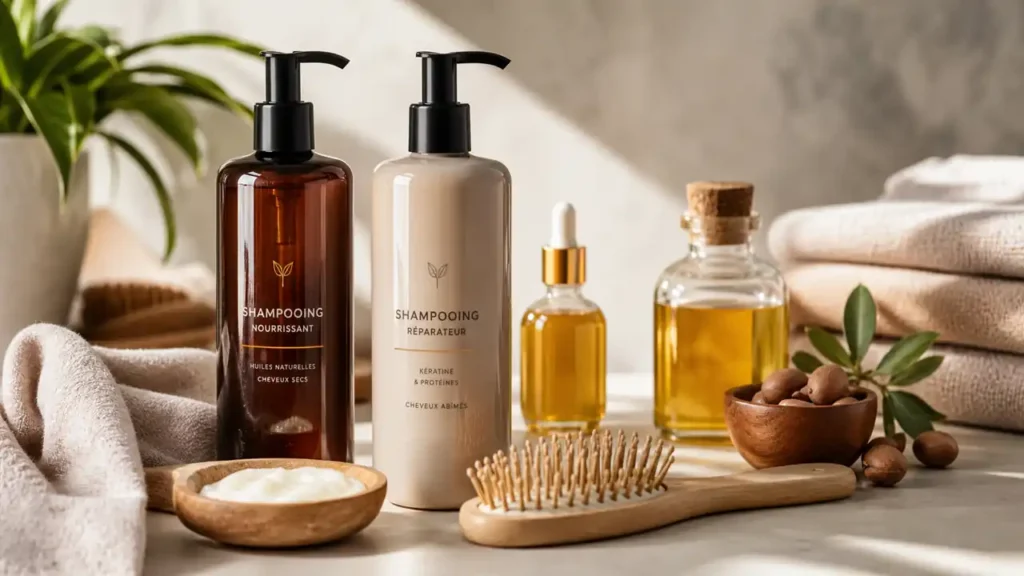 shampoing cheveux secs